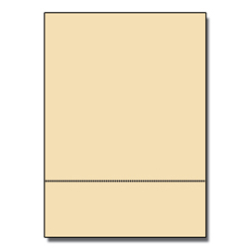 Perforated at 3-2/3