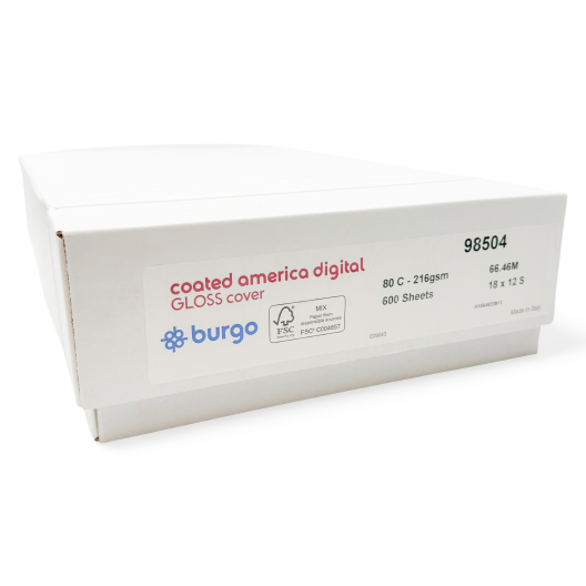 Coated America Digital Gloss 80lb/216g Cardstock 18x12 600/case