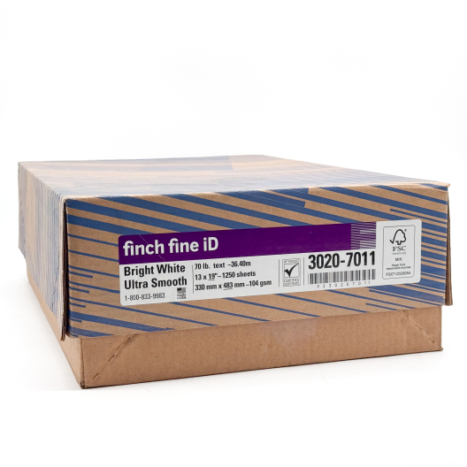  Finch Fine iD 13x19 28/70lb/105g Paper 1250/case