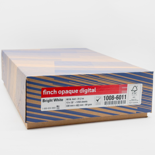 Finch Opaque Digital 13X19 24lb/60lb/90g Paper 1250/case