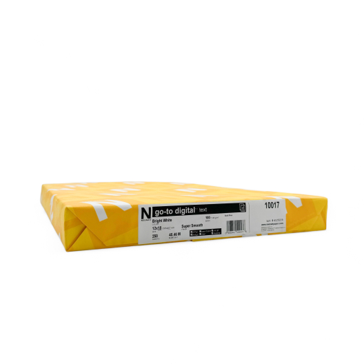 Neenah Go-To Digital 100lb/148g Text Bright White 12x18 250/pkg