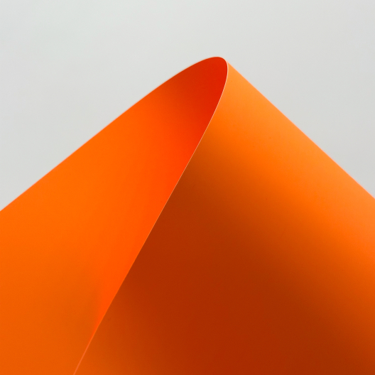 KernowPrint Pro Vivid Safety Orange Polyester 5mil/174g 8-1/2x11 100/pkg