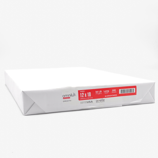 Omnilux Opaque Digital 12x18 20lb/50lb/75g Paper 500/pkg