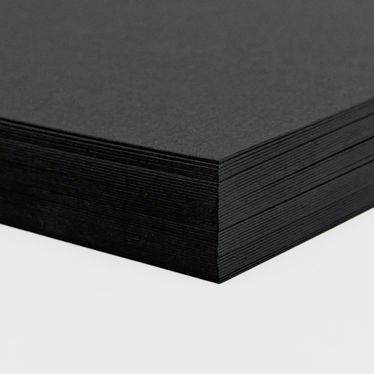 Sirio Ultra Black 137lb/370g Satin-Smooth Cardstock 8-1/2x11 75/pkg