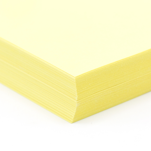 Perforated at 5-1/2 Bristol Cover Yellow 8-1/2x11 67lb 250pk