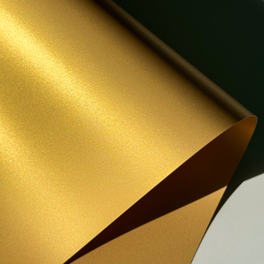 Grafitti Digital Polyester Pearlescent Gold 8-1/2x11 8mil/250g 50/pkg