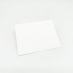Crane's Lettra 110lb/300g Fluorescent White A-2 Size Announcement Card [4-1/4x5-1/2] 100/pkg